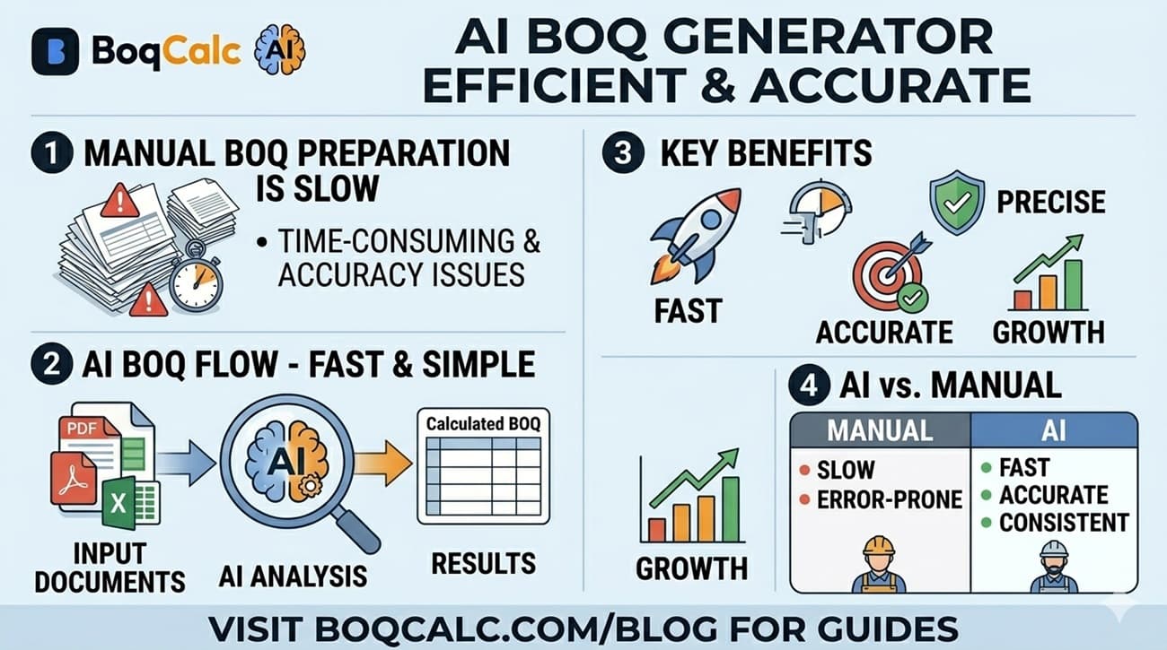 AI Bill of Quantities Generator: Create BOQs in Minutes with AI