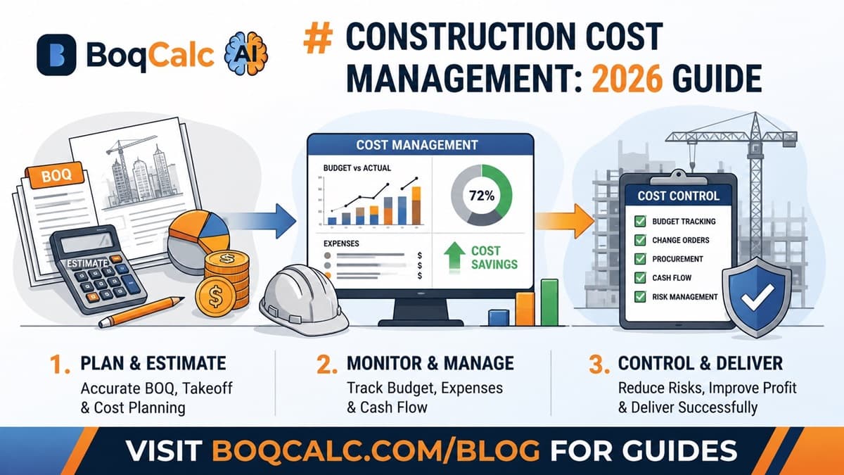 Construction Cost Management: Complete Guide to Controlling Project Costs in 2026