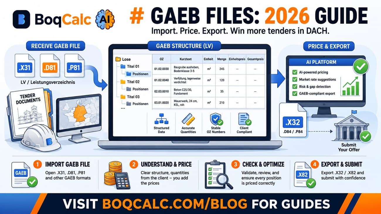 What Is a GAEB File? The Standard Format for German Construction Tenders Explained